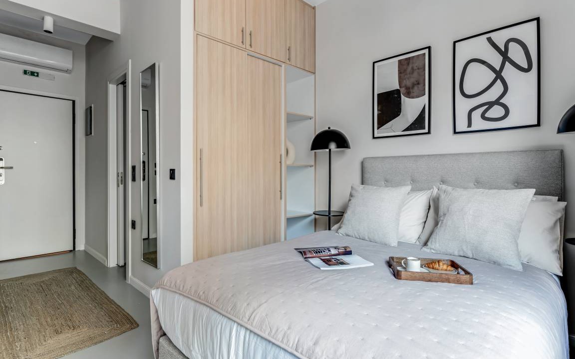Piraeus Apartment | 22 m² Studio flat ∙ 1 bedroom ∙ 2 guests