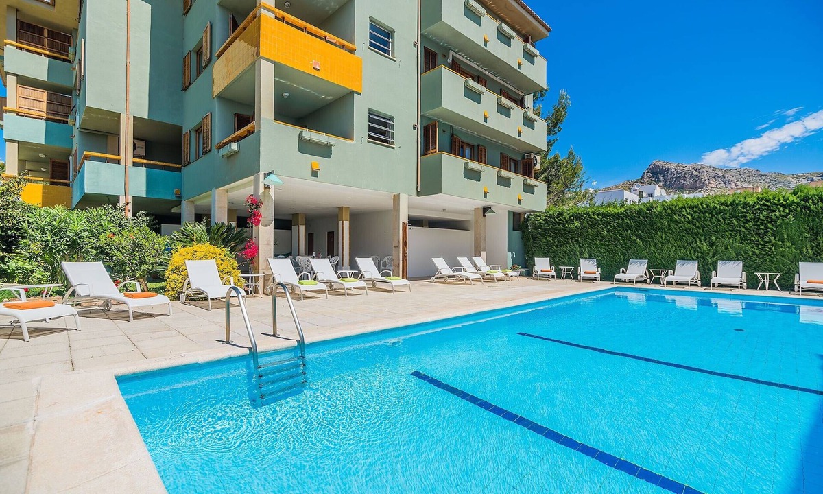 Puerto de Pollensa Apartment | Apartment 'Bressol Miguel 3ºB' with Mountain View, Pool, Balcony, A/C & Wi-Fi
