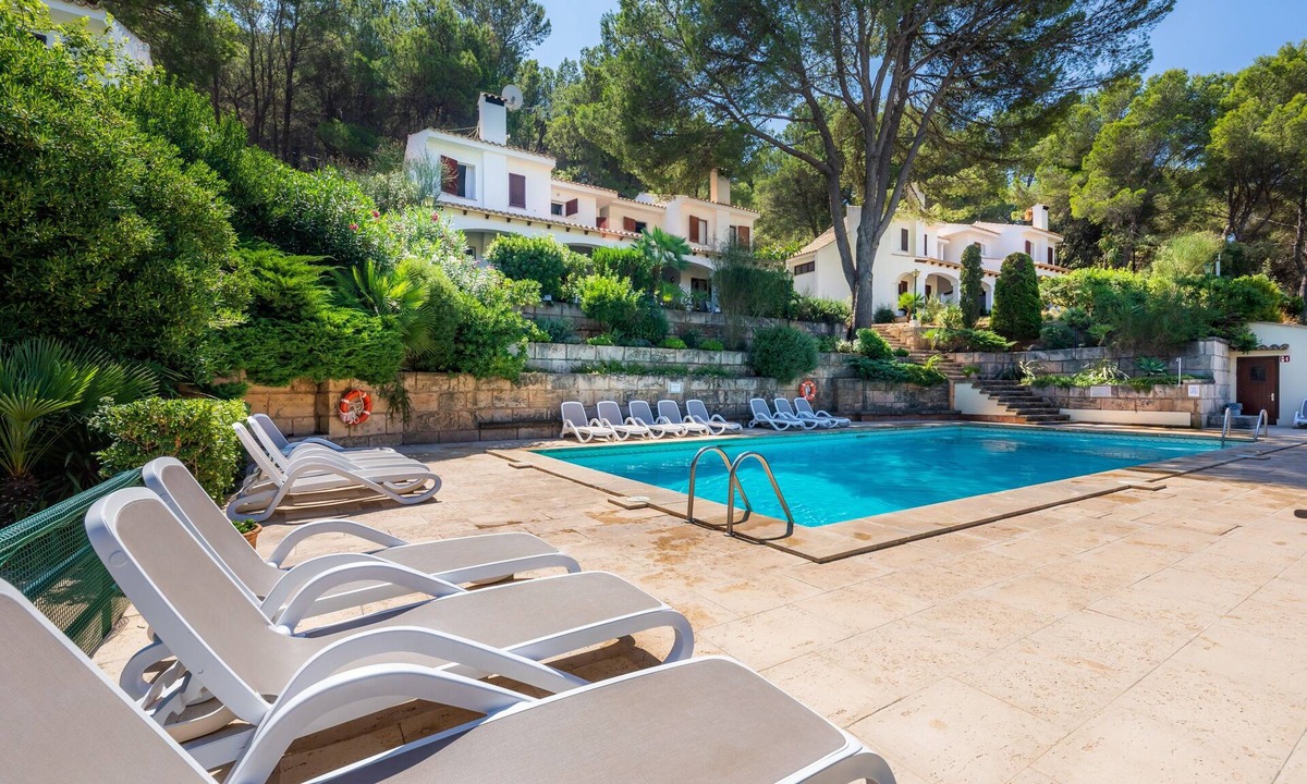 Cala San Vicente Apartment | Beautiful "Can Botana 7" with Wi-Fi, Pool, Air Conditioning, Balcony and Garden