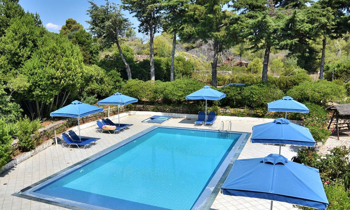 Kerameies Apartment | BlueWhite Studio - Getaway by the Pool