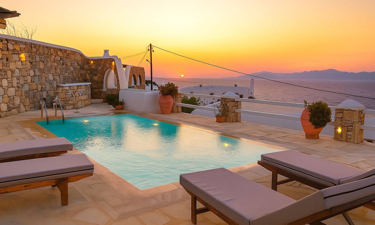 Kanalia Villa | Cavo Apollon Sunset Pool Villa w Deluxe Suite