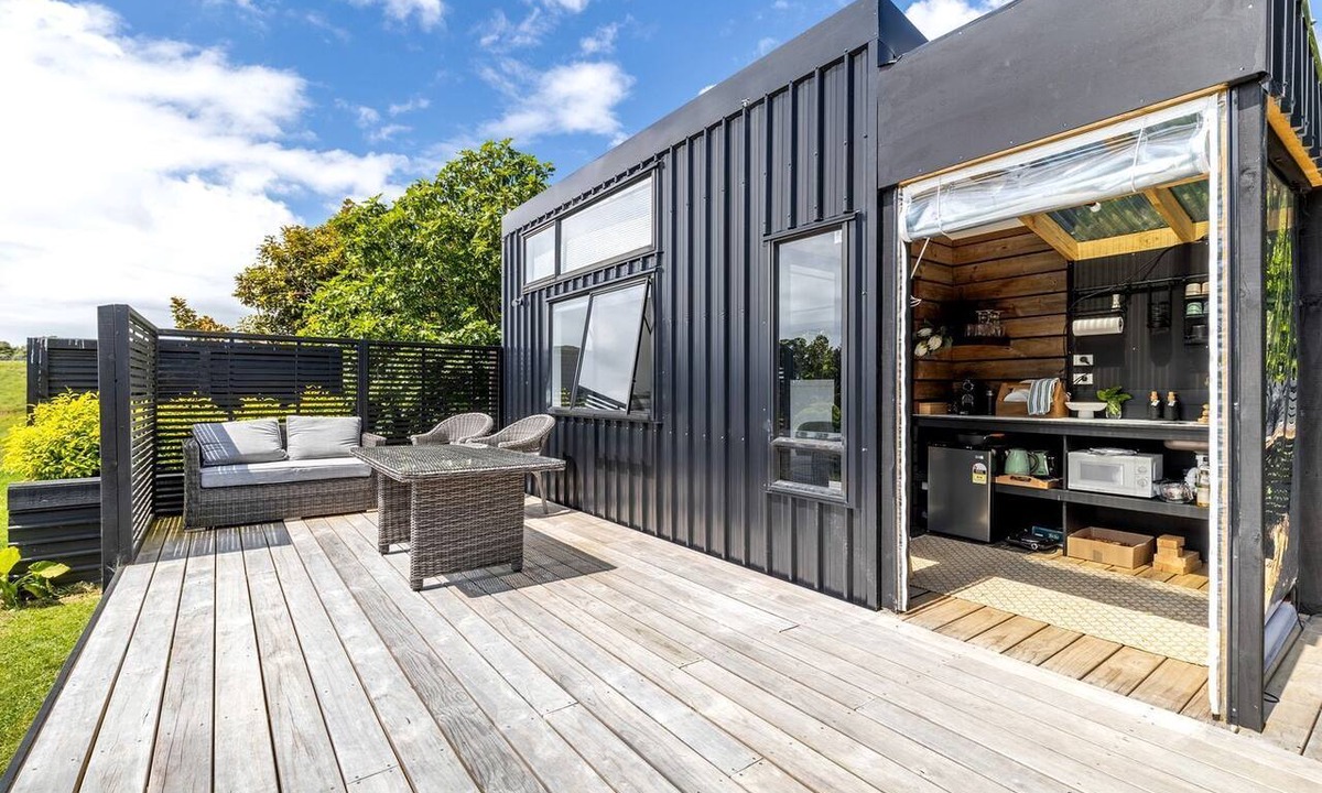 New Plymouth Cabin | Charming Tiny House Surrounded by Trees in New Plymouth, North Island