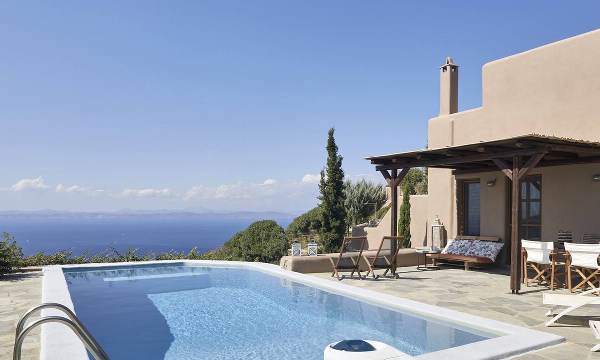 Kea House | Dancing Pool - Stylish residence with private pool and stunning sea view