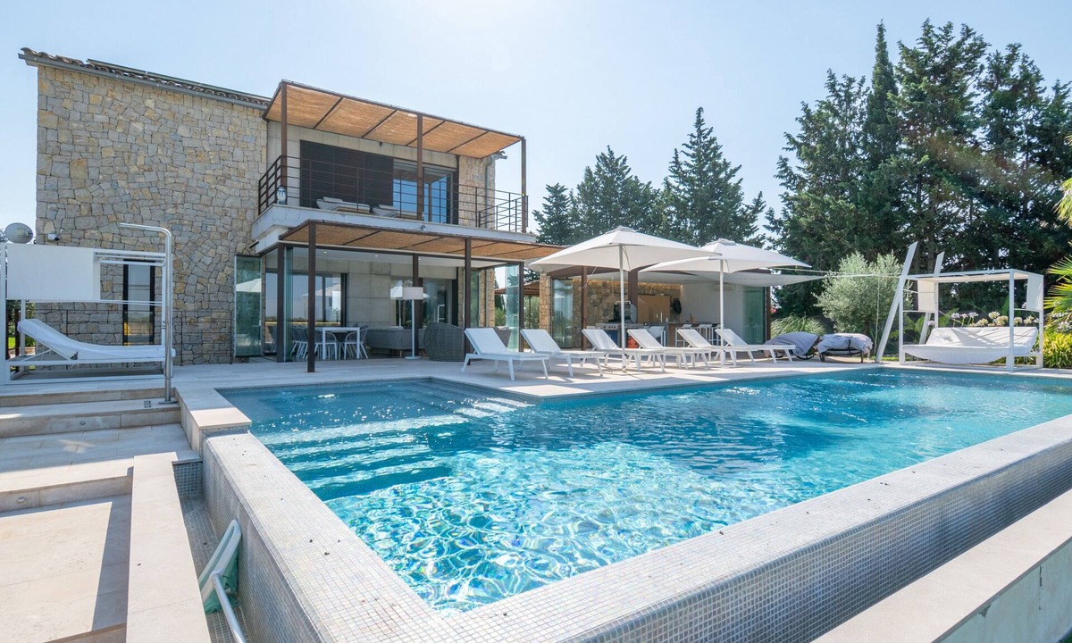 Inca Villa | Elegant and Modern Villa Son Set with Heated Pool, Football Field, Wi-Fi and A/C