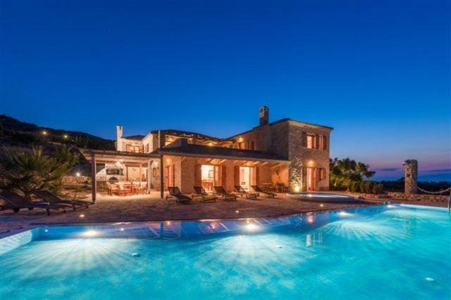 Korithi Villa | Extravagant Zante Villa Villa Palace Great Sea Views 6 Bedrooms Agios Nikolaos