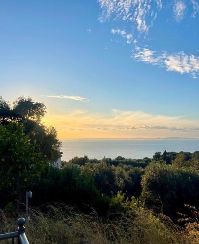 Lygia Apartment | Flat Panorama Sea View Studio for Couples Vrachos