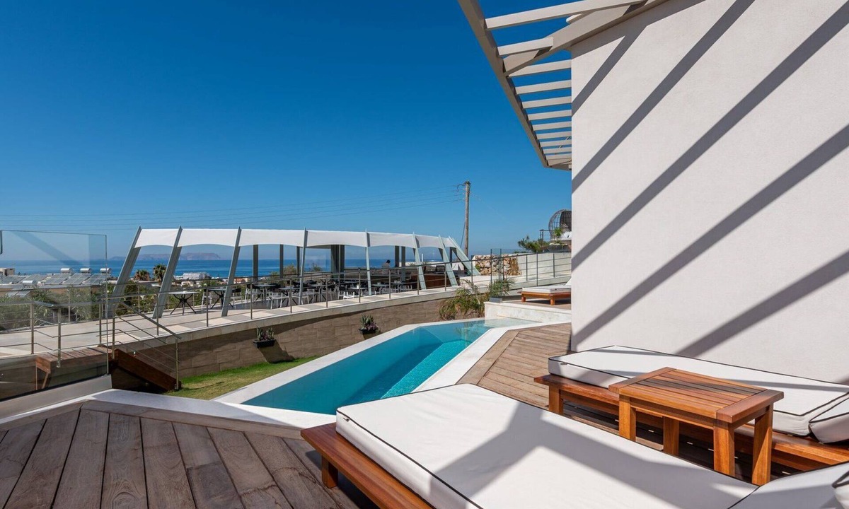 Anissaras House | ISholidays Joy - 2 Bedrooms Sea View Villa with Private Pool