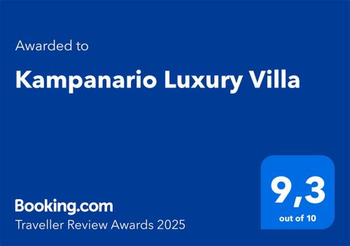 Megalochori House | Kampanario Luxury Two-Bedroom Villa with Private Jacuzzi