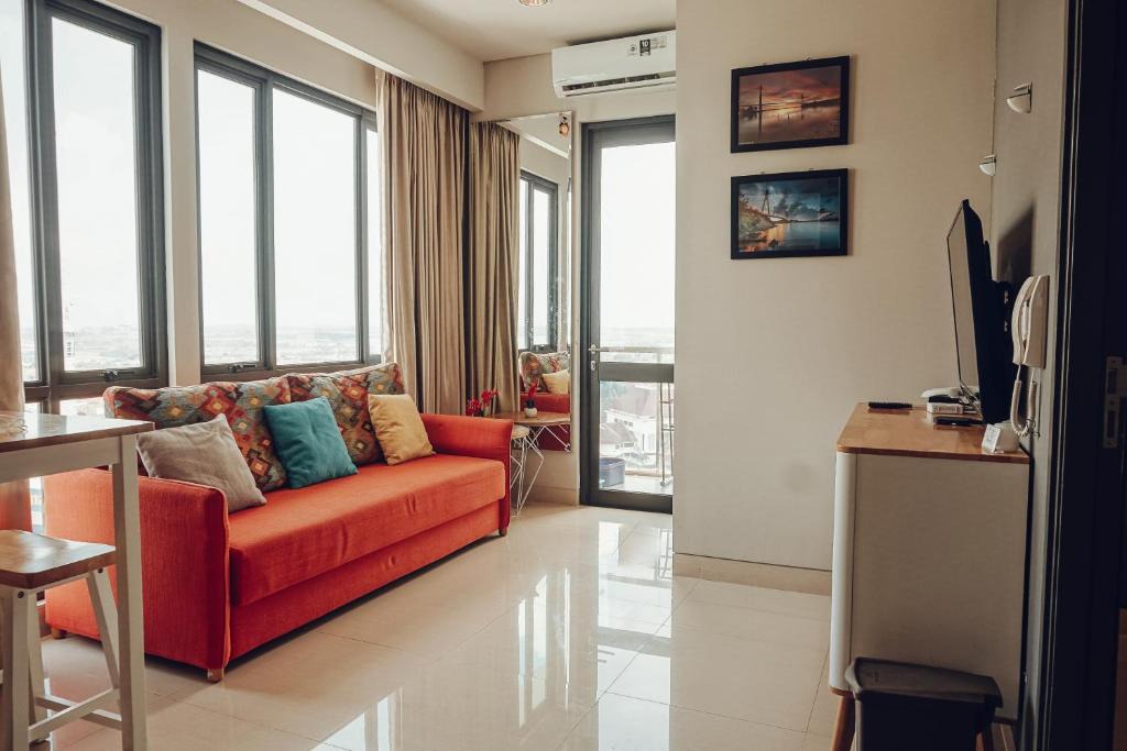 Batam Apartment | @Lexio.Stay - Luxury Condominium One Residence (Harris Hotel Batam Centre) with sea View (Singapore) + city View (Romantic)