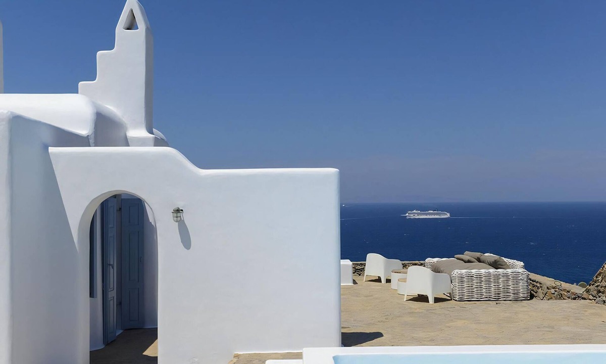 Houlakia Villa | Luxury Choulakia Villa | 5 Bedrooms | Villa Crystal | Stunning Sea Views