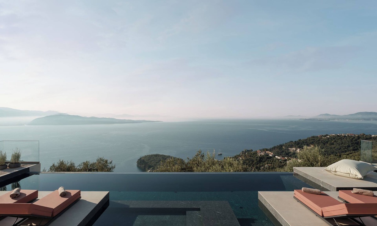 Gimari Villa | Noùs Corfu Villa with free heated swimming pool