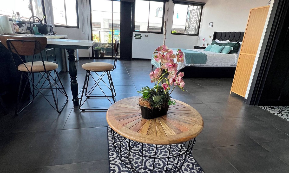 Carmen Apartment | Oasis Loft 5min from SJO airport cozy and comfy fully equipment down town A/C