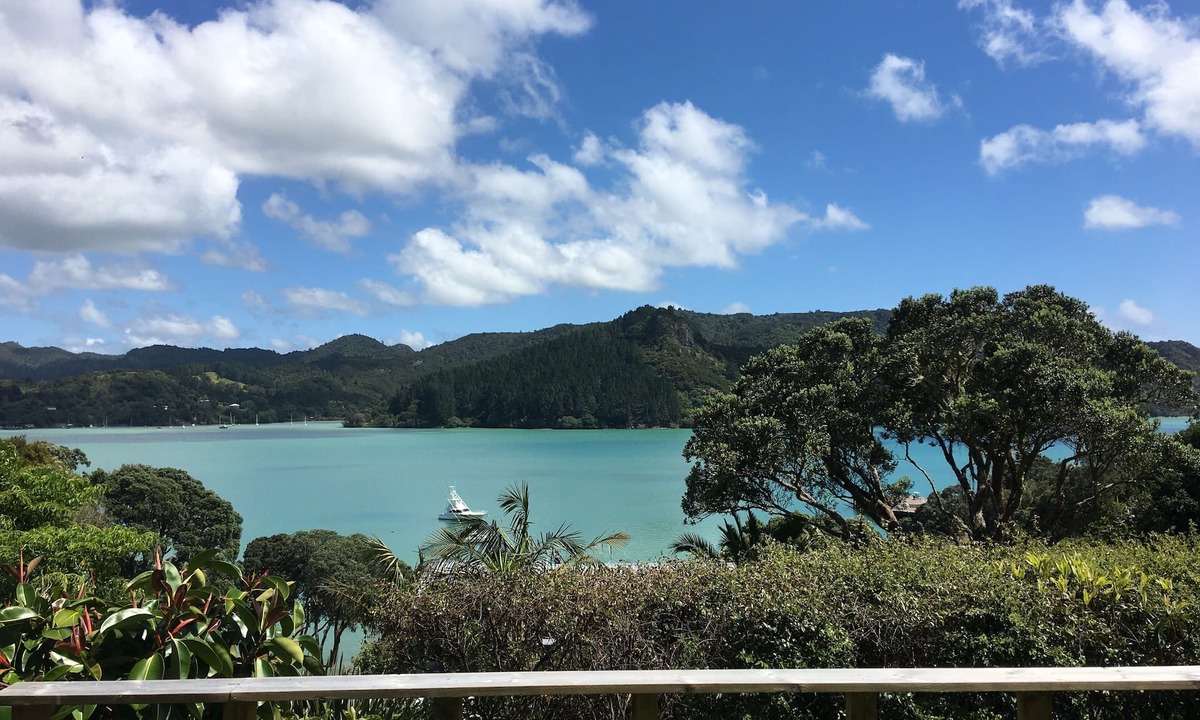 Whangaroa Ski Chalet | One Bedroom Unit with bathroom and small living area with kitchenette.