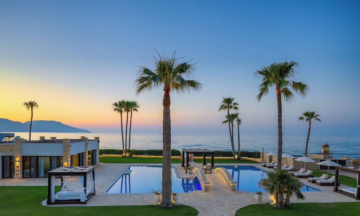 Kavros Villa | Private Beachfront Estate located on the beach of Paralia Kournas