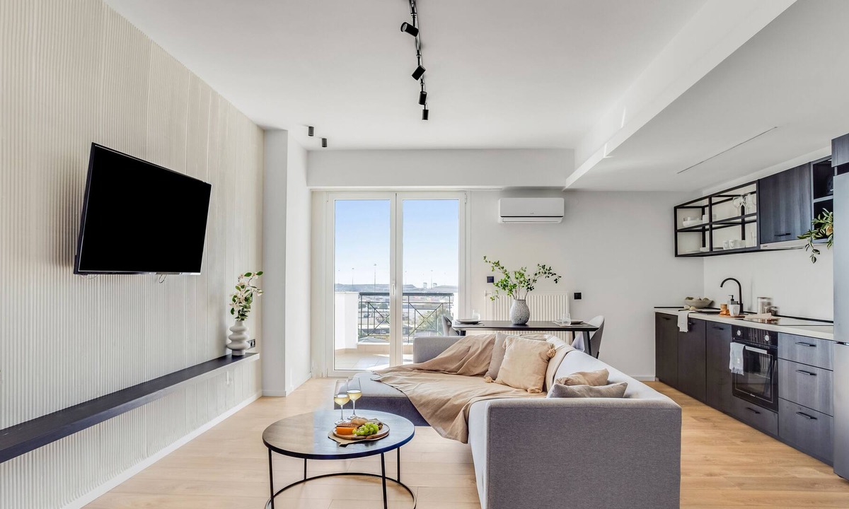Thessaloniki Apartment | Sanders Arch - Lovely 1-Bdr. Apt. w/ Sofa-Bed