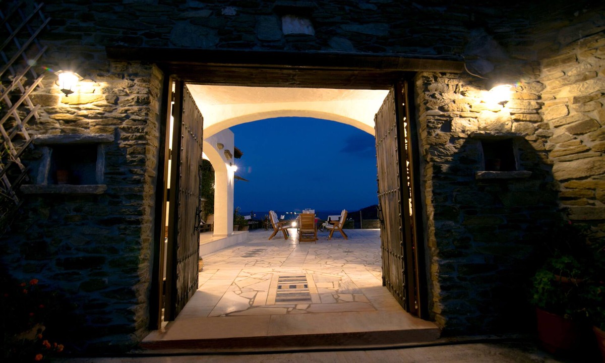 Salamis Villa | Saronic Citadel Villa castle: A dream villa tower in Salamina with pool