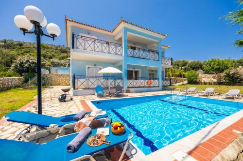 Skala Villa | Skala Villa Blue