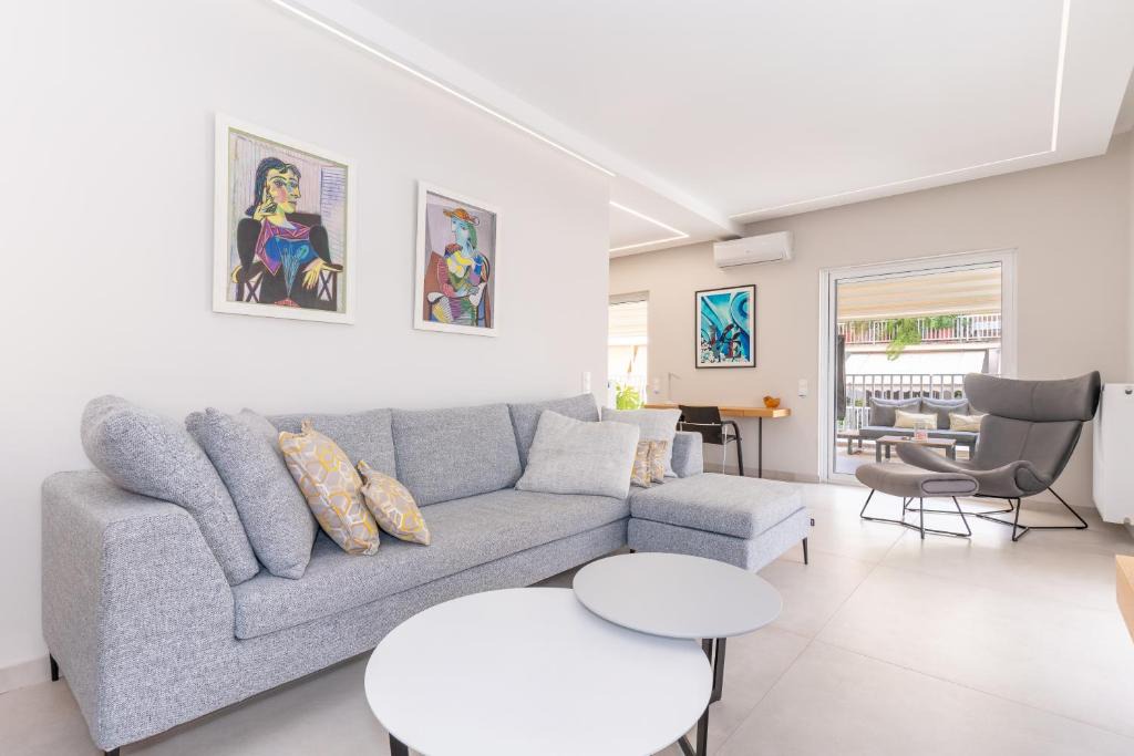 Kallithea Apartment | Sunny & Luxurious Penthouse with Terrace