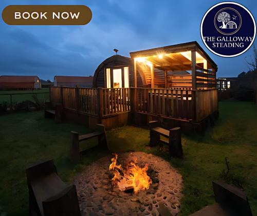 Newton Stewart Apartment | The Galloway Steading - The Stag Hoose family cabin with Hot Tub and Fire Pit