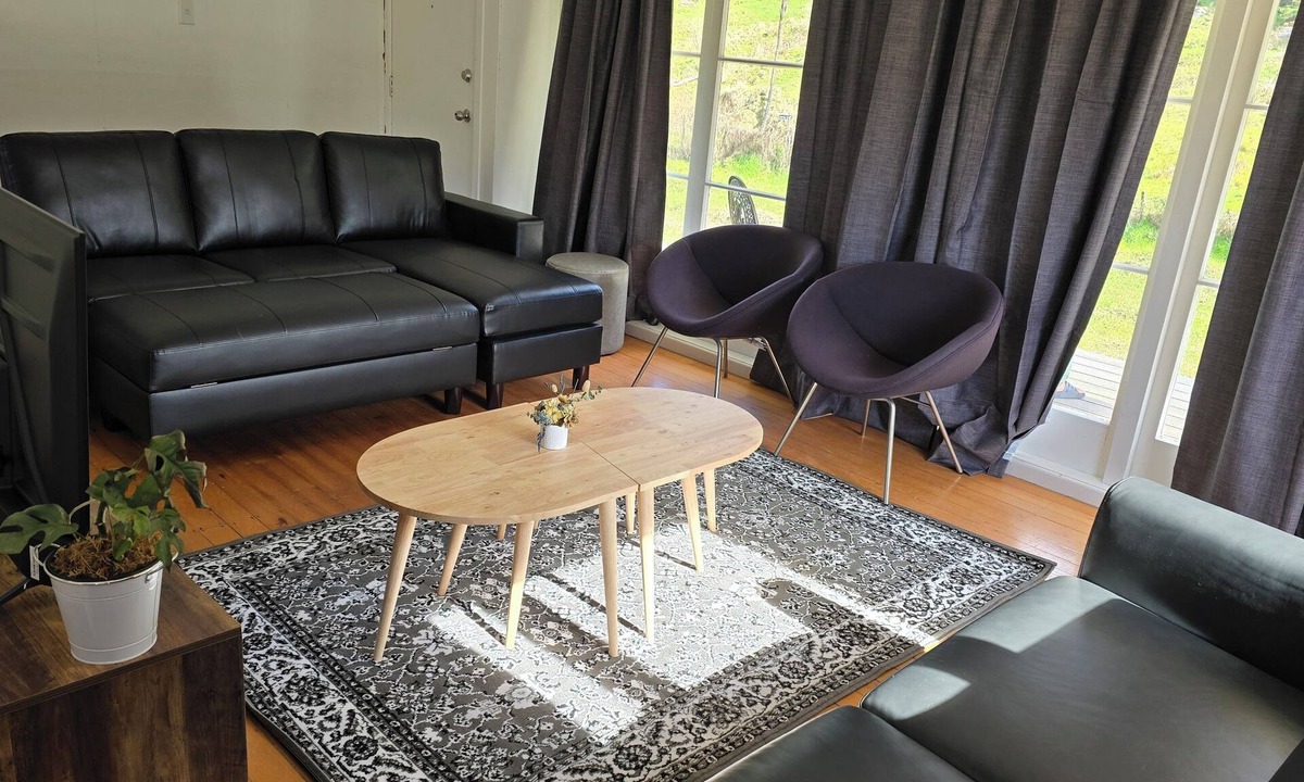 Te Anga House | Unique sunny space in natural setting. A lovely house & private access to river.