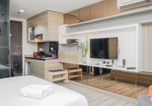 Best and Sweet Homey Studio Bintaro Icon Apartment By Travelio