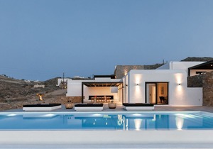 Mykonos Ftelia Black Villa 1