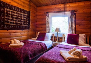 Self-Catering log cabin near Plockton and the Isle of Skye secluded, well equipped and dog friendly.