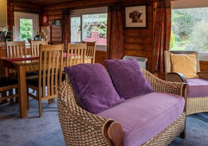 Self-Catering log cabin near Plockton and the Isle of Skye secluded, well equipped and dog friendly.