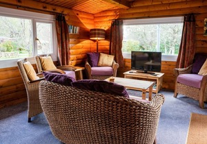 Self-Catering log cabin near Plockton and the Isle of Skye secluded, well equipped and dog friendly.