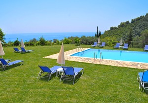 Studio Apartments Swimming Pool and sea view on Pelekas Beach