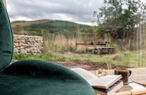 Ballater Cabin | Delightful forest View Cabin with hot tub in Cairngorms