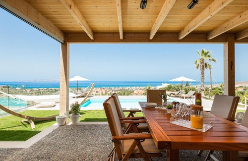 Vathianos Kampos Villa | Luxury Villa GG with private heated pool