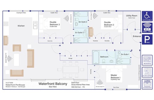 Newhaven Apartment | Penthouse Western Harbour