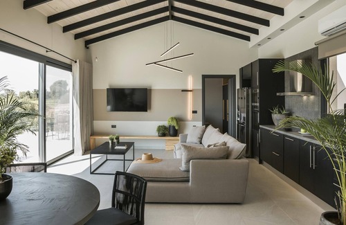 Sarlata Villa | Single-Storey Contemporary Villa, A/C, Private Pool and Panoramic Sea Views - 10 mins to Beaches