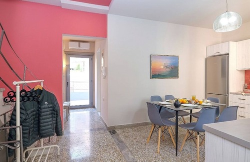 Heraklion Apartment | Stylish Apartment in Old Town Heraklion - 2 x Terraces, A/C - Near to Museum/600m to Venetian Port!