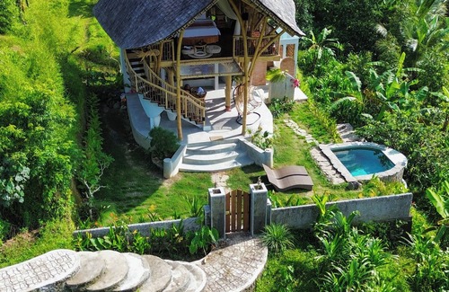 Selat Cabin | Wiwaka Big Leaf 1-bedroom lodge Bamboo in delightful Bali