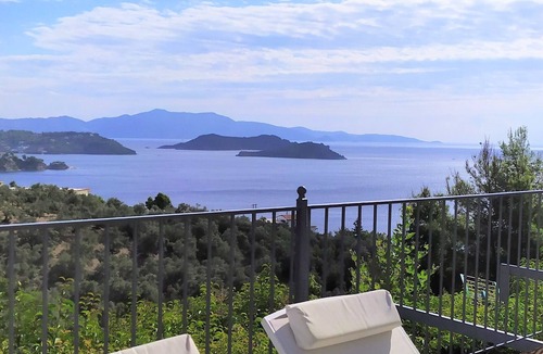 Achladies Villa | 3 Br 2 Bth Superior Villa Cassiope with , Private Pool And Stunning Sea Views
