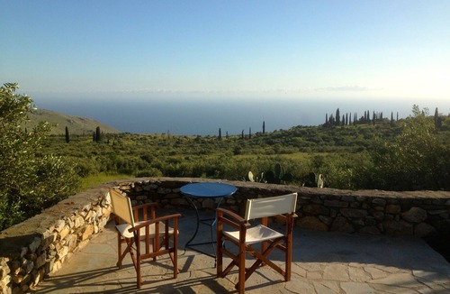 Thalames Villa | A medieval tower house with huge garden and amazing sea views.