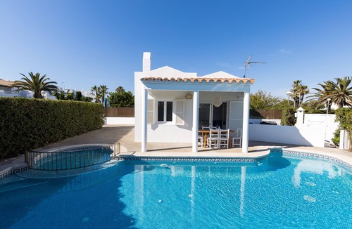 Son Xoriguer House | Air-Conditioned Holiday Home on the Beach with Pool, Terraces & Wi-Fi