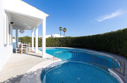 Son Xoriguer House | Air-Conditioned Holiday Home on the Beach with Pool, Terraces & Wi-Fi