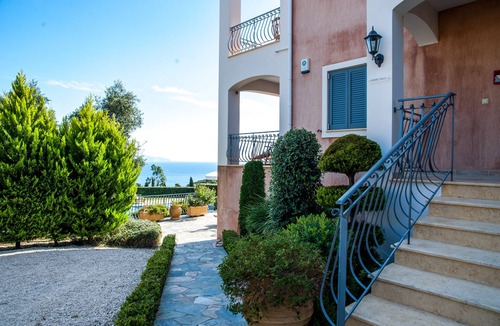 Leivathos Villa | Amari Villa: Luxury 5-Bed Villa with Sea Views & Private Gated Pool – Kefalonia