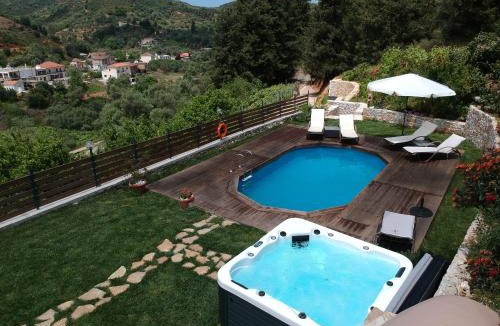 Yerolakkos Villa | Ampelos Cretan Villa - Private Pool & Heated Ozone Jacuzzi