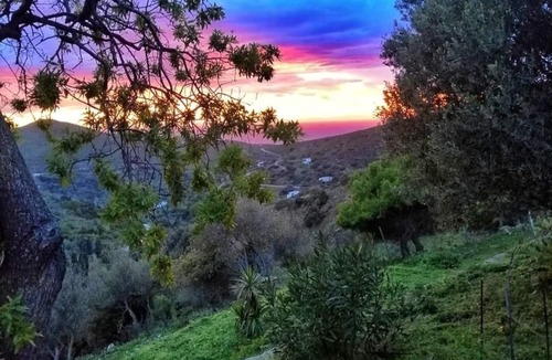 Andros Apartment | Ancient Stone House Renovated - View of Felos Valley, Seal Mountains and Sunsets