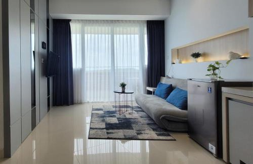 Batam Apartment | Apartment Nuvasa Bay Nongsa, Kalani 1BR 12th, Sea & Golf View