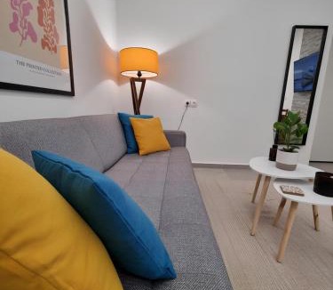 Ano Patisia Apartment | Athens Stylish Renovated 62sqm Apartment for Families & Couples with Balcony in Quiet Area near City Center