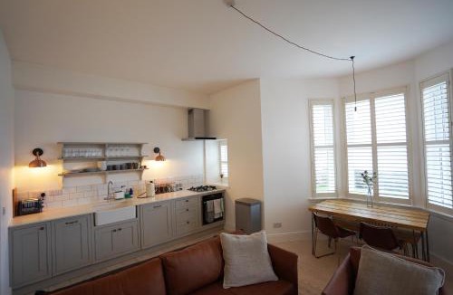 Fairlie Apartment | Beach house no2 with amazing sea views and private garden onto beach.