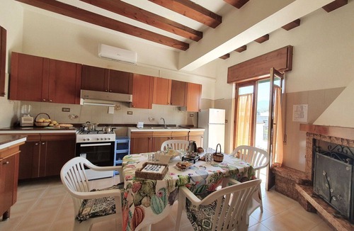 Castroreale Terme Apartment | Beautiful apartment for 8 guests with WIFI, A/C, TV and terrace