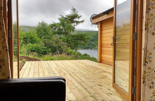 Strontian Cabin | Beautiful Log Cabin in a Stunning Location with Mountain and Loch Views