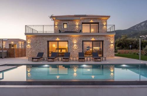 Karavados Villa | Brand New Kefalonia Stone Villas - Villa Trapezaki Tranquility