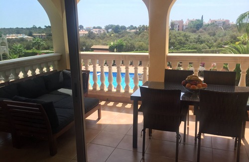 Cala Mandia Apartment | Cala Anguila 315: Beach apartment fully equipped, with pool, gardens and WIFI